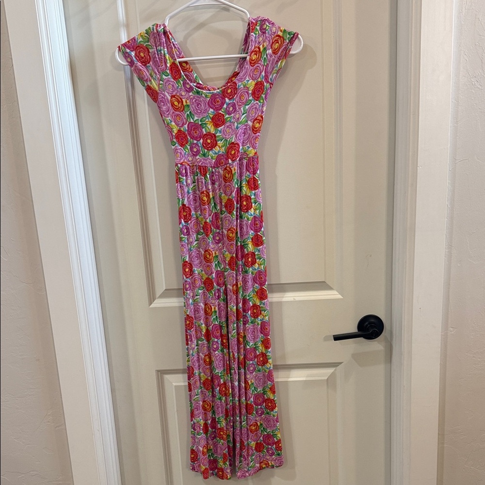 Posh Peaunt Tie Back Jumpsuit Size 7-8
